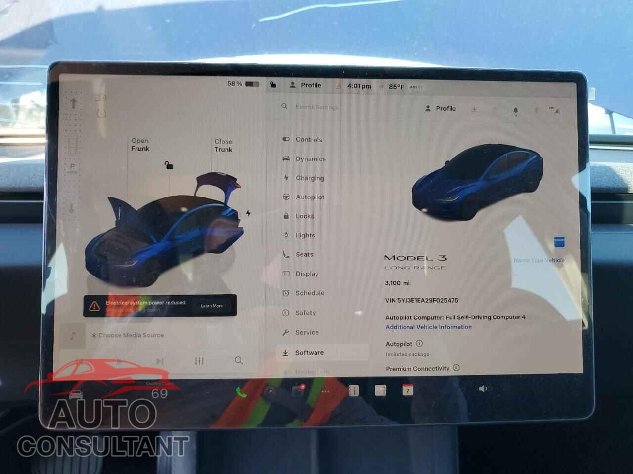 TESLA MODEL 3 2025 - 5YJ3E1EA2SF025475