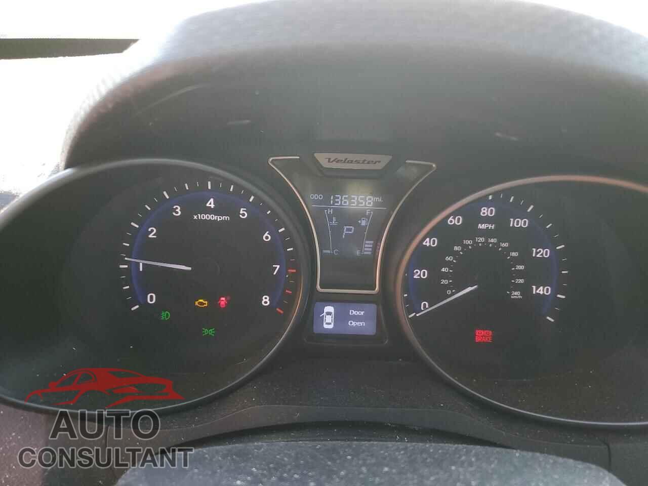 HYUNDAI VELOSTER 2013 - KMHTC6AE6DU161254