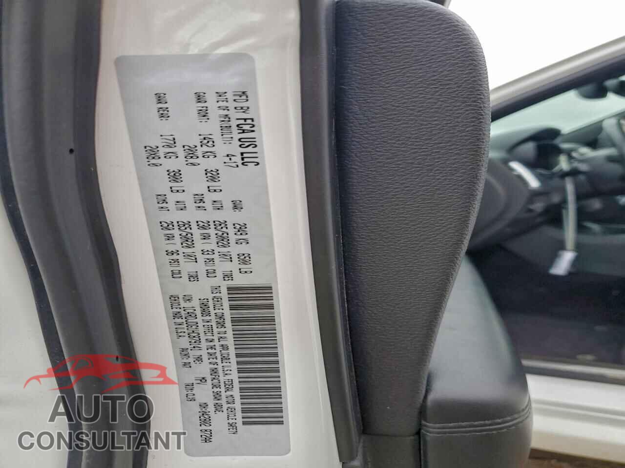 DODGE DURANGO 2017 - 1C4RDJDG1HC879141