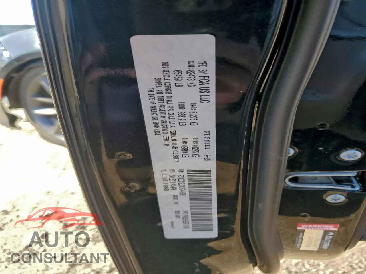 DODGE CHARGER 2019 - 2C3CDXGJ3KH740301