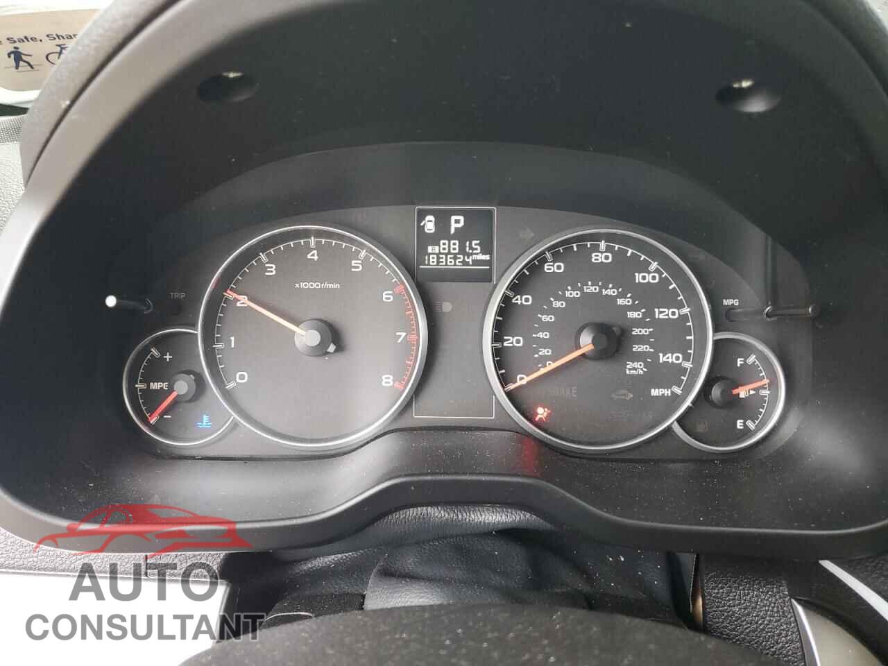 SUBARU OUTBACK 2014 - 4S4BRBCCXE3235975