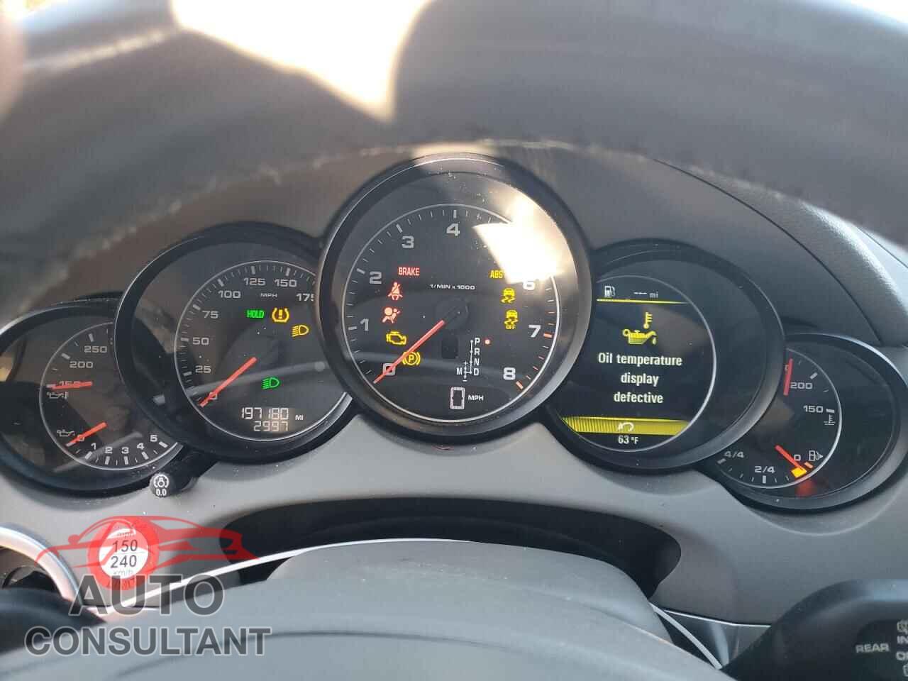 PORSCHE CAYENNE 2012 - WP1AA2A23CLA04770