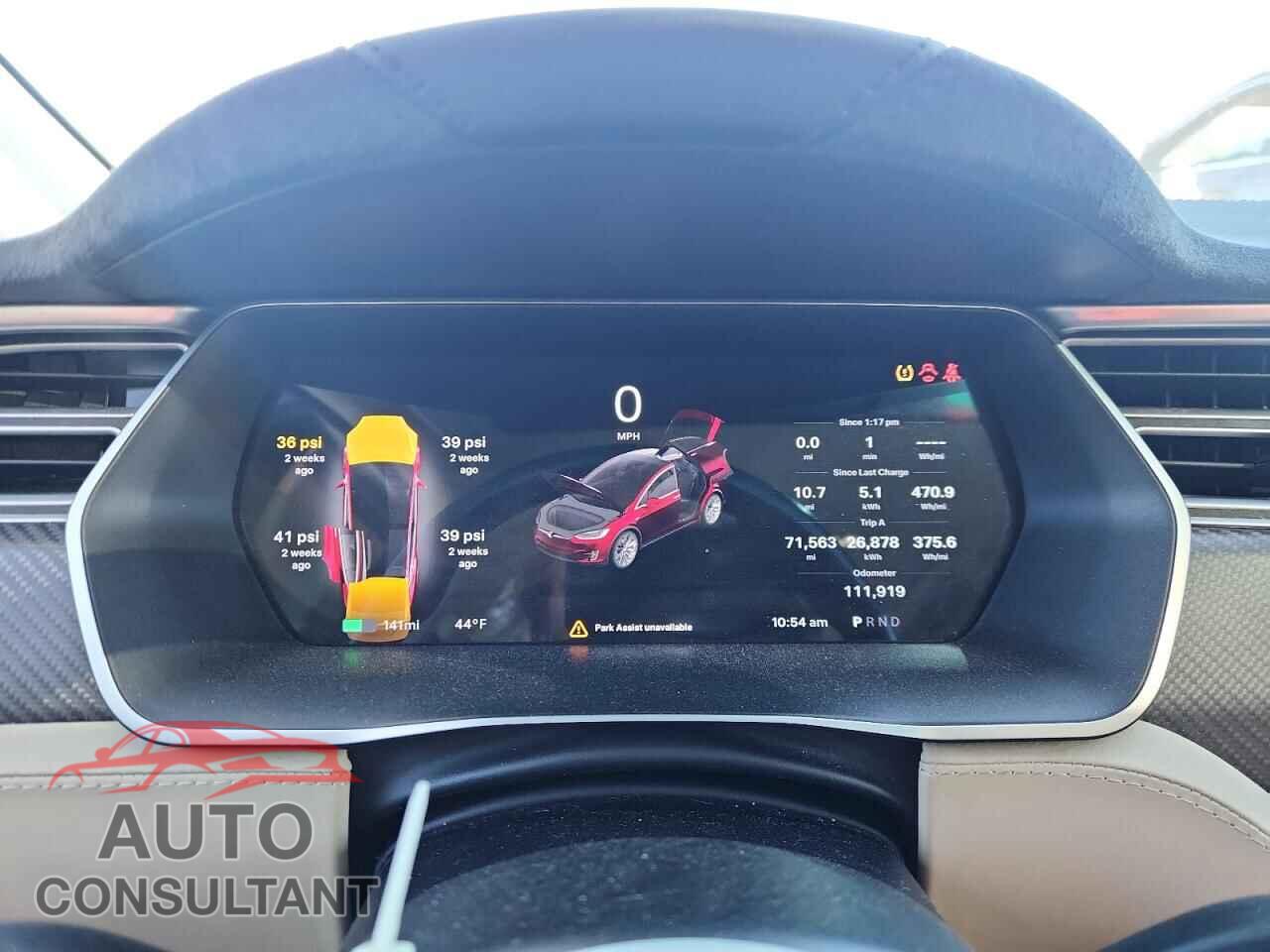 TESLA MODEL X 2017 - 5YJXCAE46HF045190