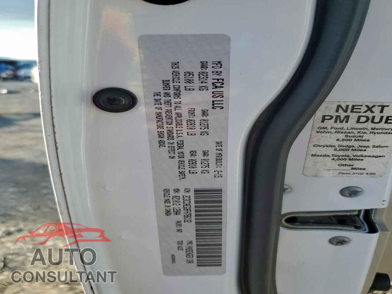CHRYSLER 300 2015 - 2C3CCAEG9FH786132