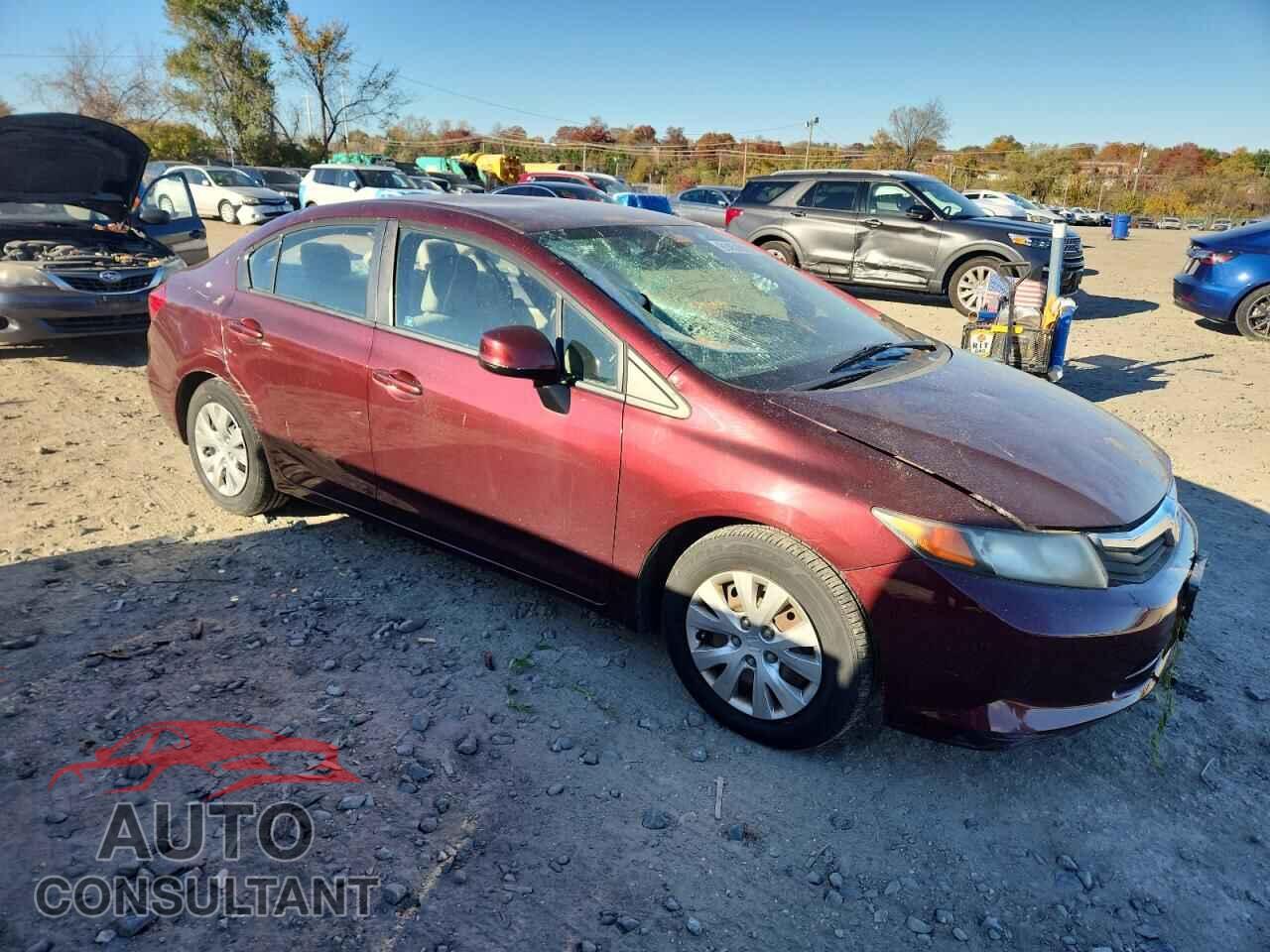 HONDA CIVIC 2012 - 19XFB2F50CE382657