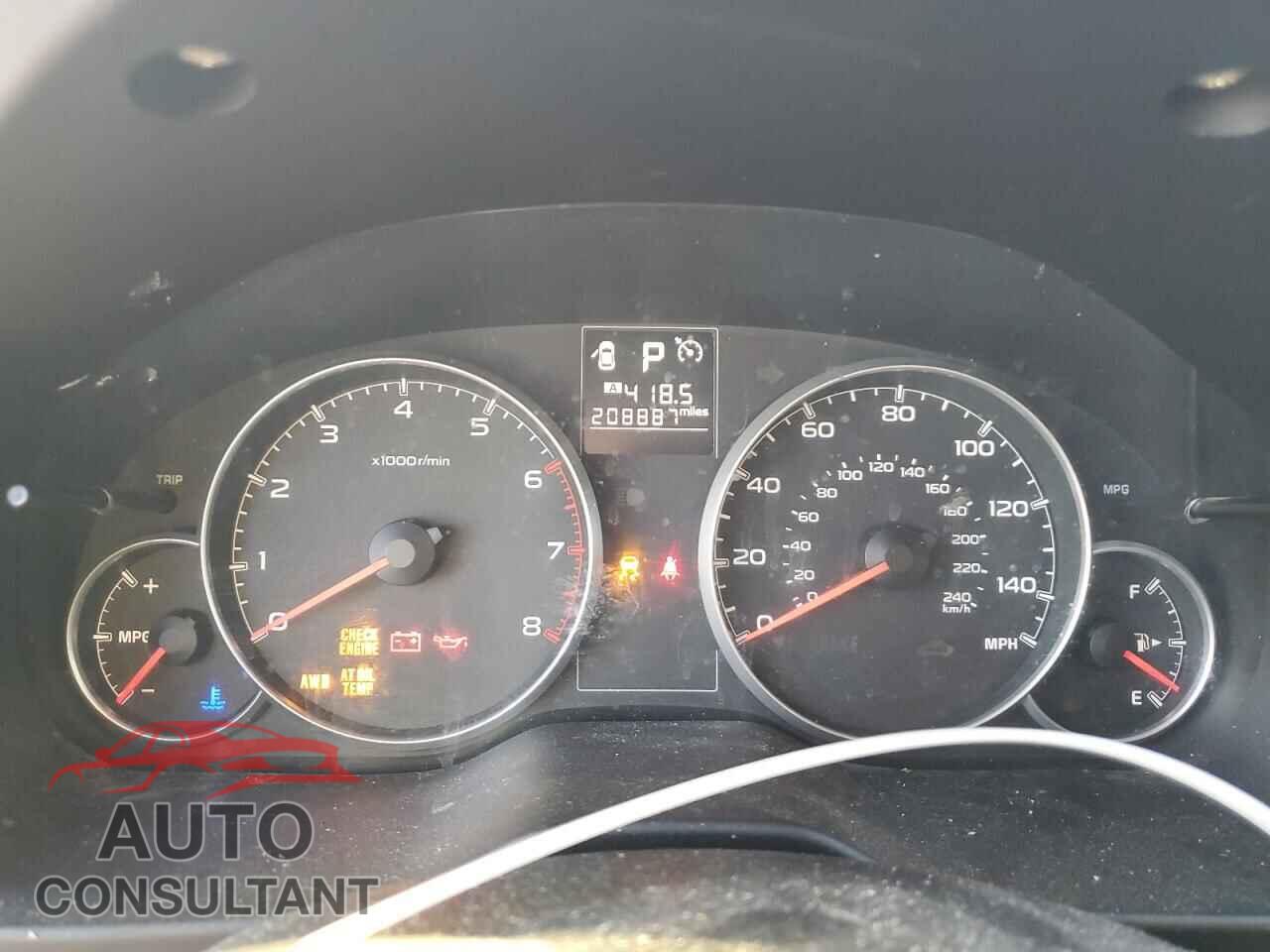 SUBARU OUTBACK 2013 - 4S4BRBCC4D3268761