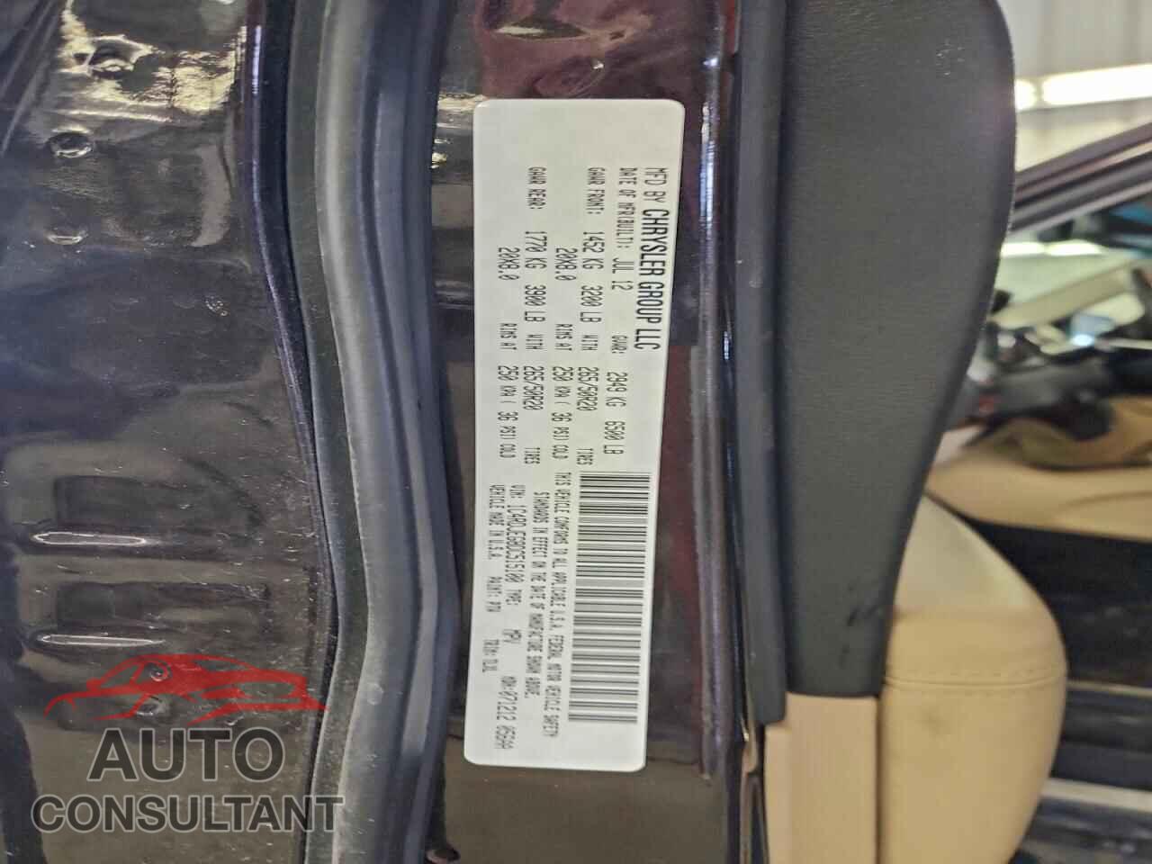DODGE DURANGO 2013 - 1C4RDJEG8DC515100