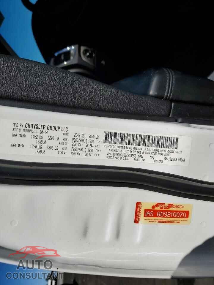 DODGE DURANGO 2014 - 1C4RDHAG2EC979659