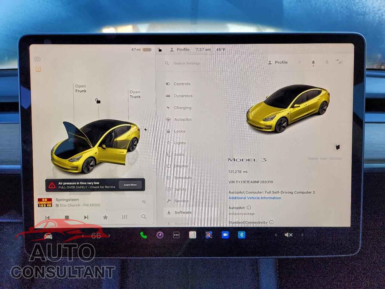 TESLA MODEL 3 2022 - 5YJ3E1EA8NF289319