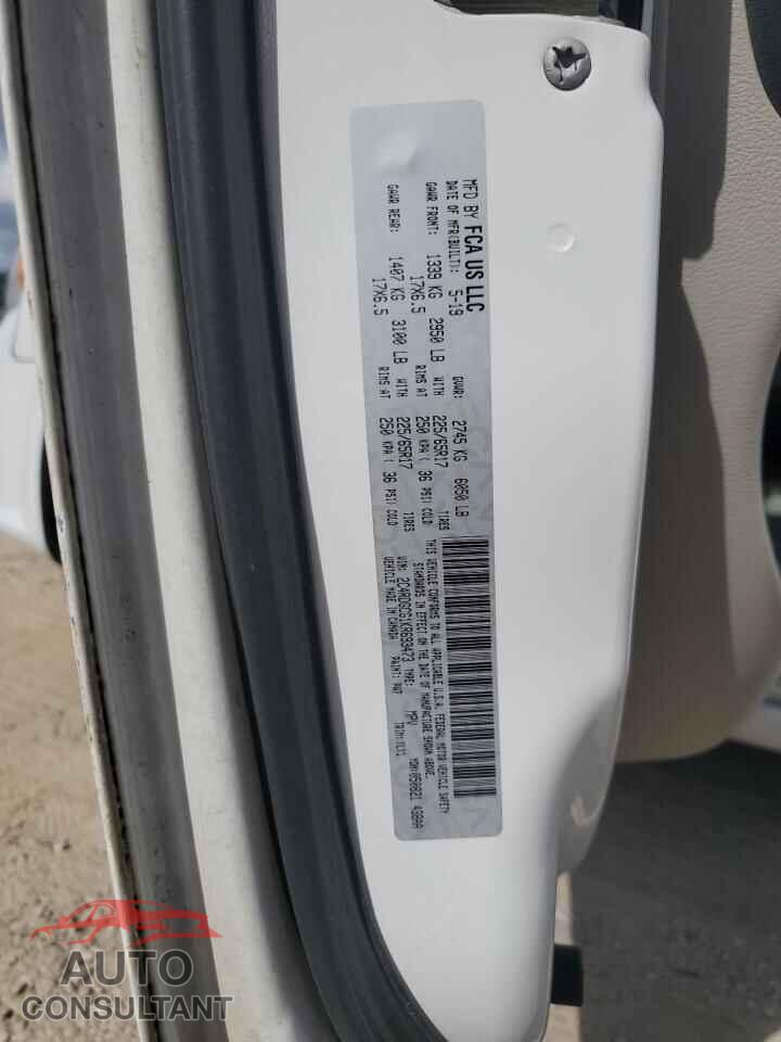 DODGE CARAVAN 2019 - 2C4RDGCG1KR693473