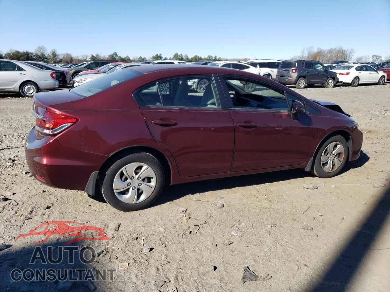 HONDA CIVIC 2013 - 2HGFB2F54DH584084