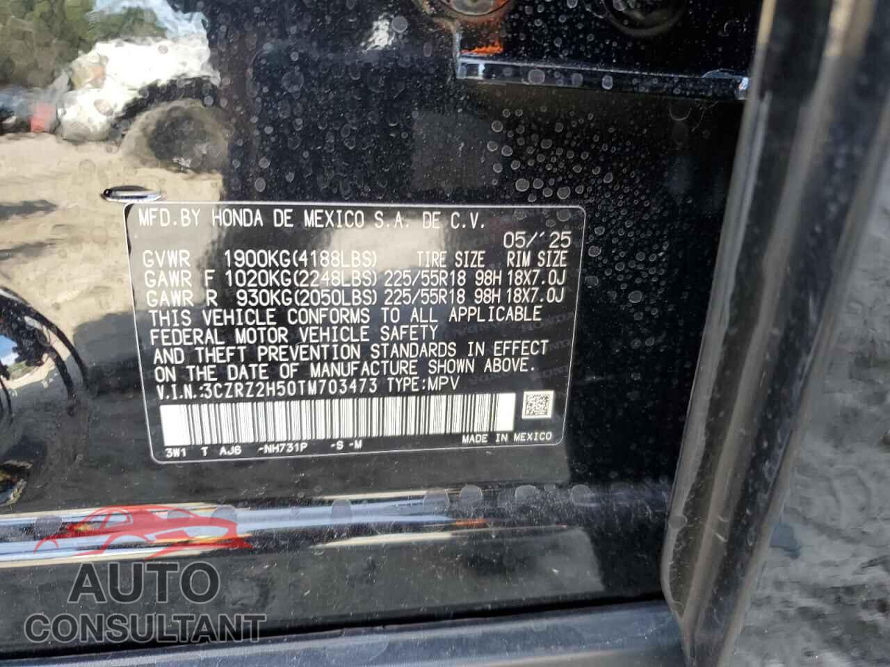 HONDA HR-V 2026 - 3CZRZ2H50TM703473