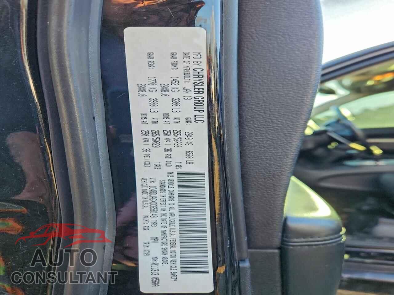 DODGE DURANGO 2013 - 1C4RDJAGXDC658149