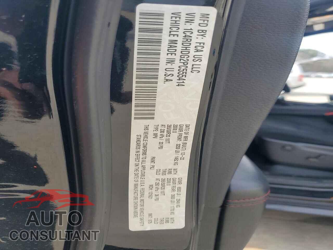 DODGE DURANGO 2023 - 1C4RDHDG2PC555414