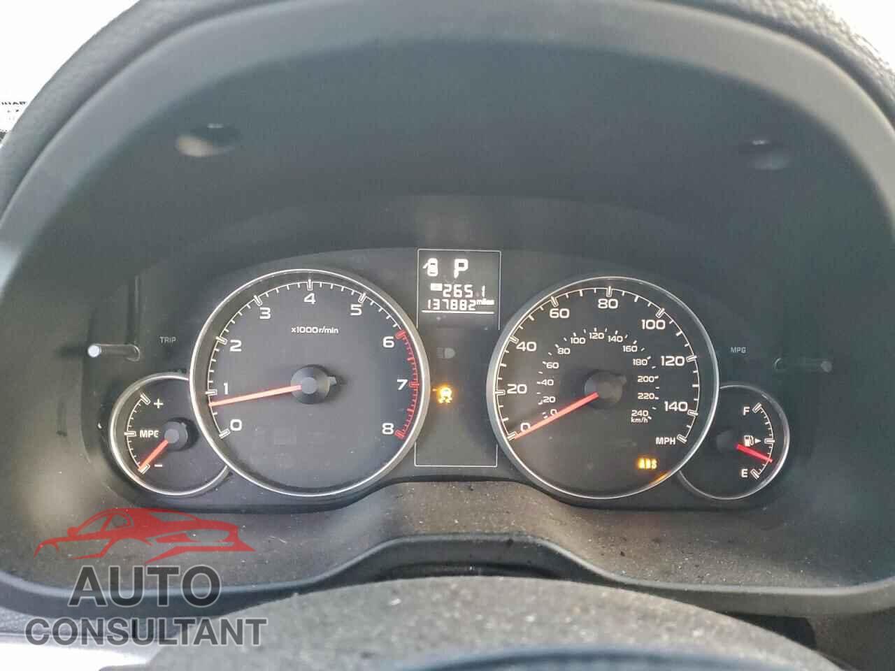 SUBARU OUTBACK 2013 - 4S4BRBGC6D3293610