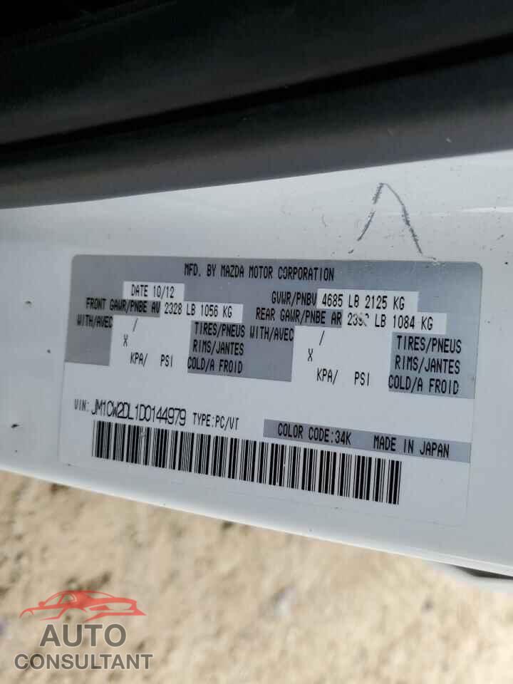 MAZDA 5 2013 - JM1CW2DL1D0144979