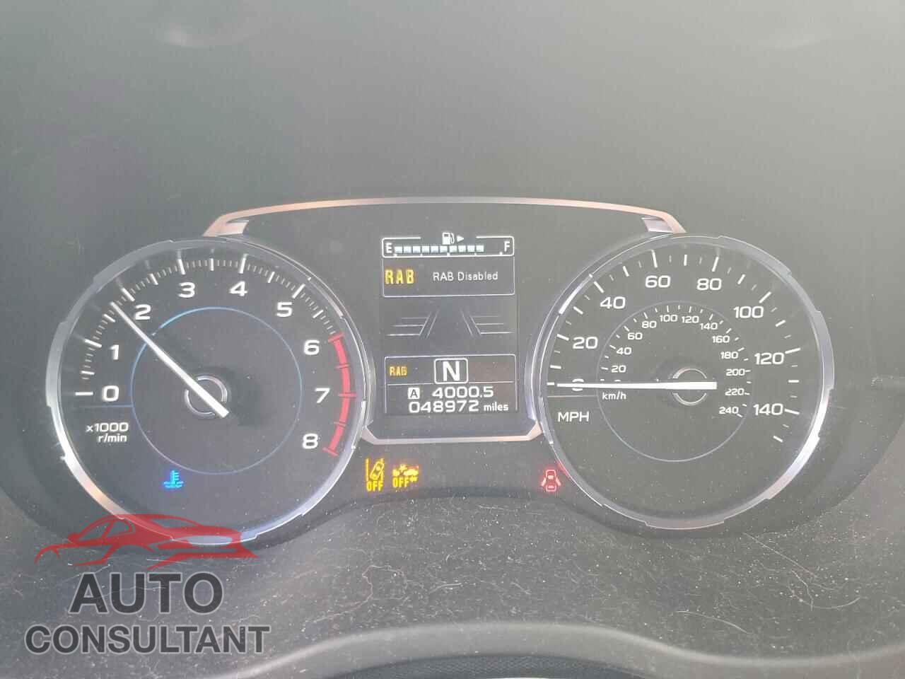 SUBARU FORESTER 2017 - JF2SJARC9HH556198
