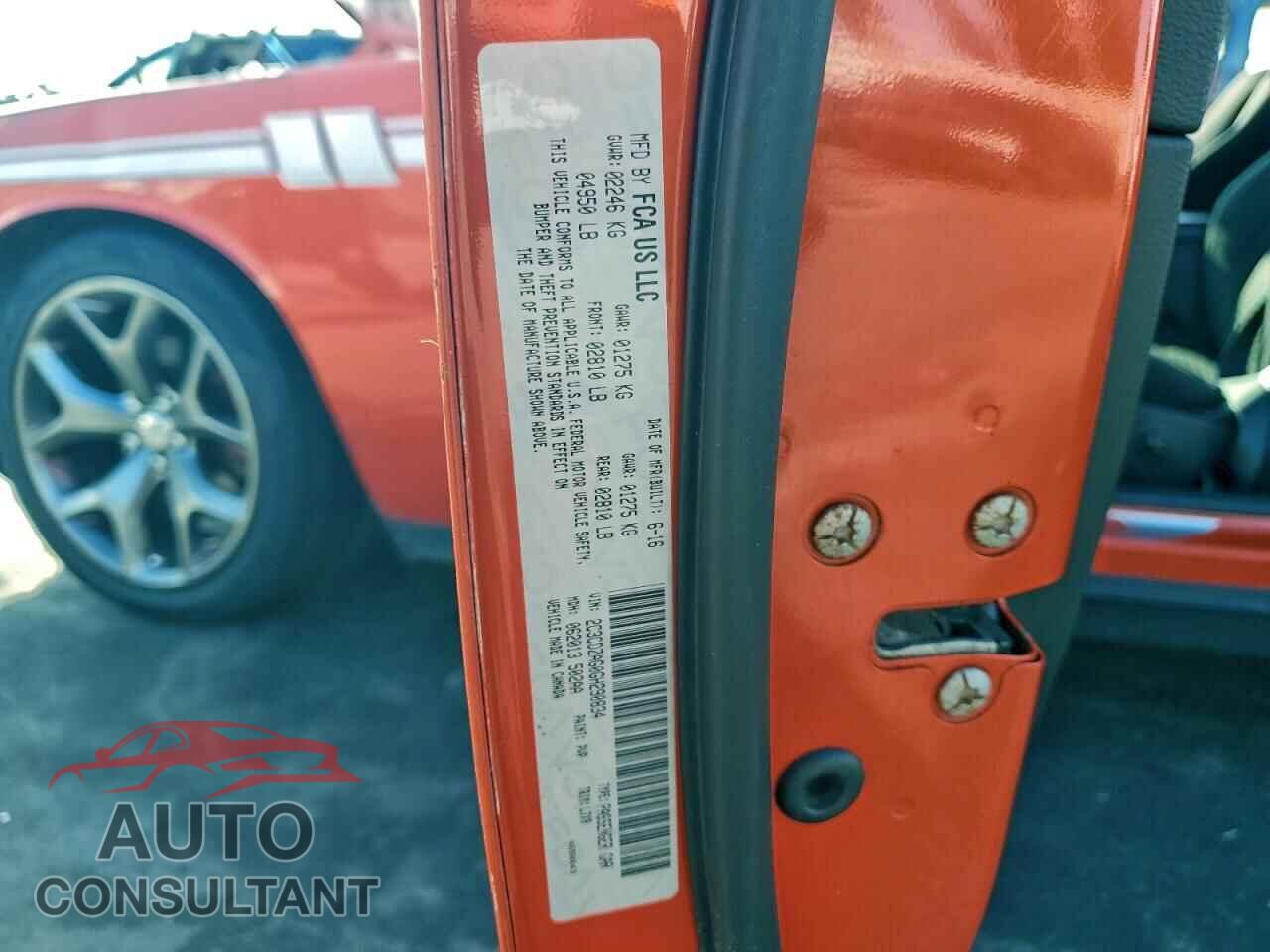 DODGE CHALLENGER 2016 - 2C3CDZAG0GH290834