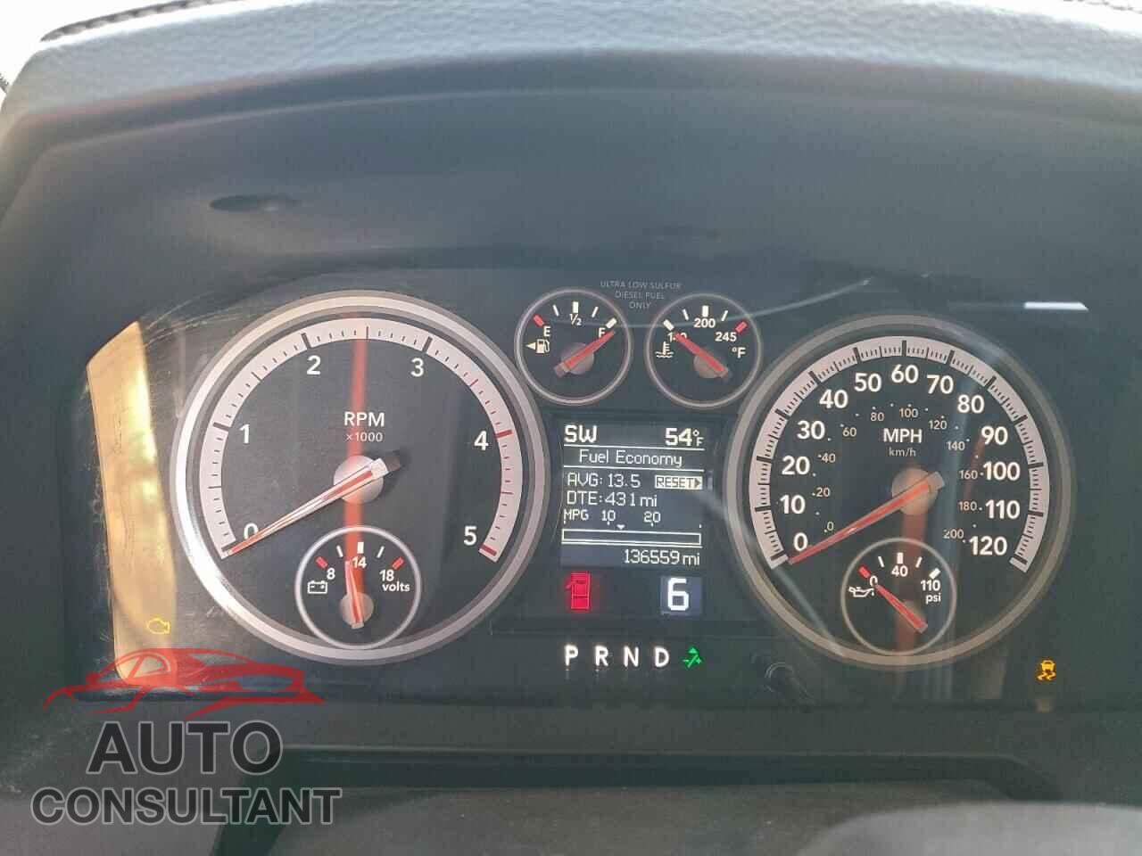 DODGE RAM 2500 2012 - 3C6UD5GL5CG321865