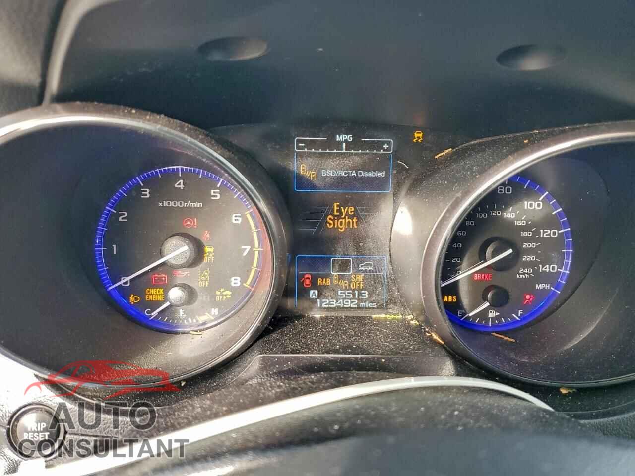 SUBARU OUTBACK 2017 - 4S4BSANC8H3222092