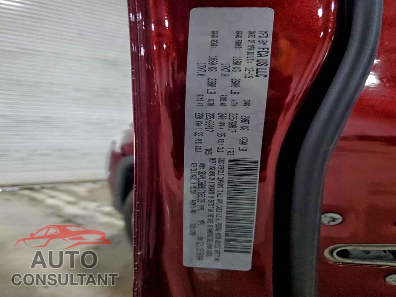 JEEP COMPASS 2020 - 3C4NJDBB9LT165139