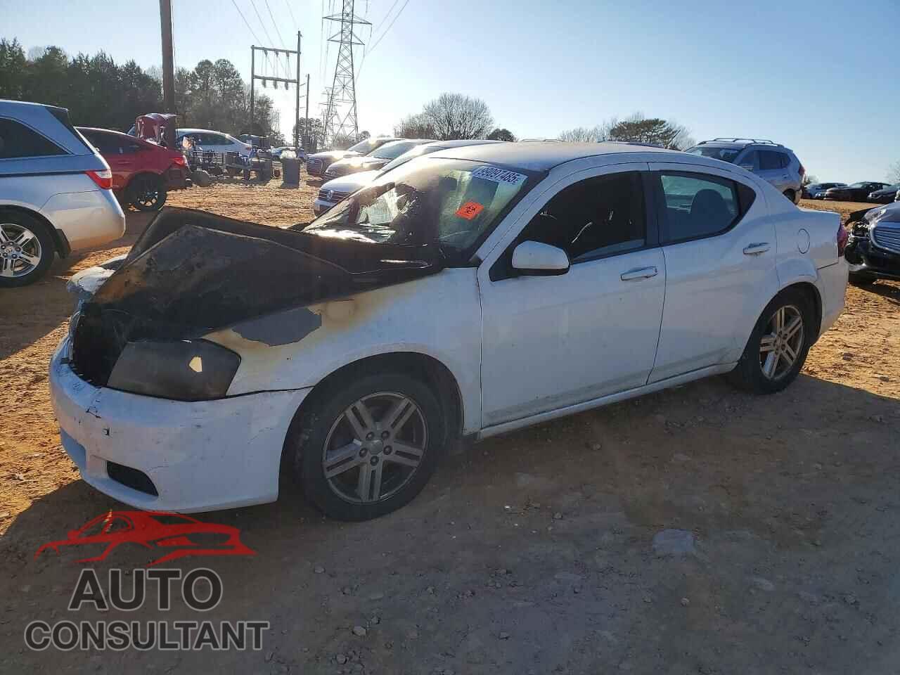 DODGE AVENGER 2012 - 1C3CDZCB4CN242482
