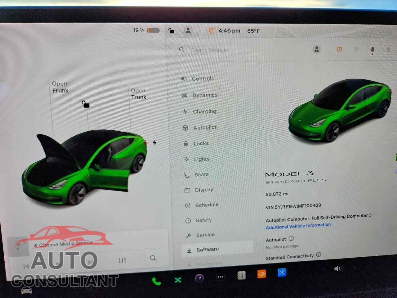TESLA MODEL 3 2021 - 5YJ3E1EA1MF100489