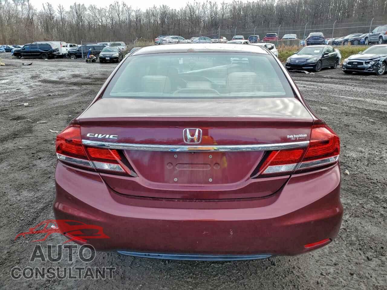 HONDA CIVIC 2013 - 2HGFB2F53DH570841