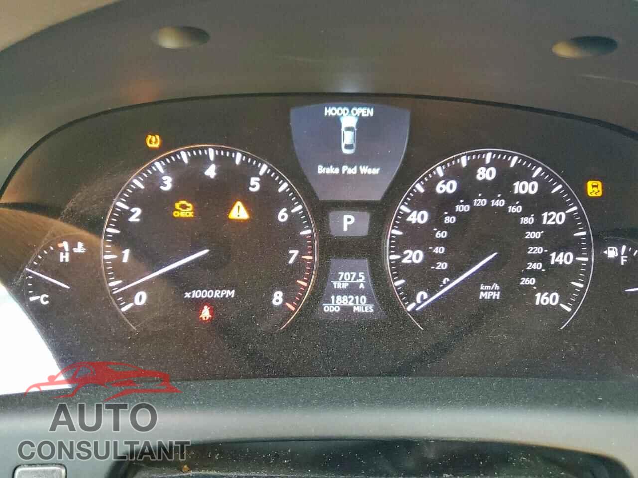 LEXUS LS460 2010 - JTHBL5EF0A5092045
