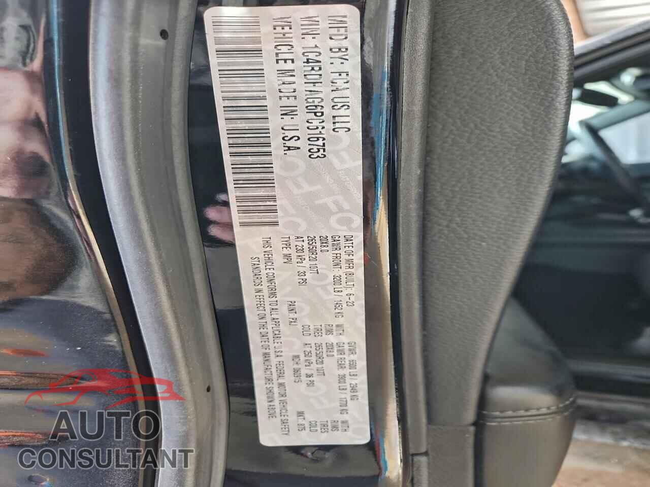 DODGE DURANGO 2023 - 1C4RDHAG6PC616753