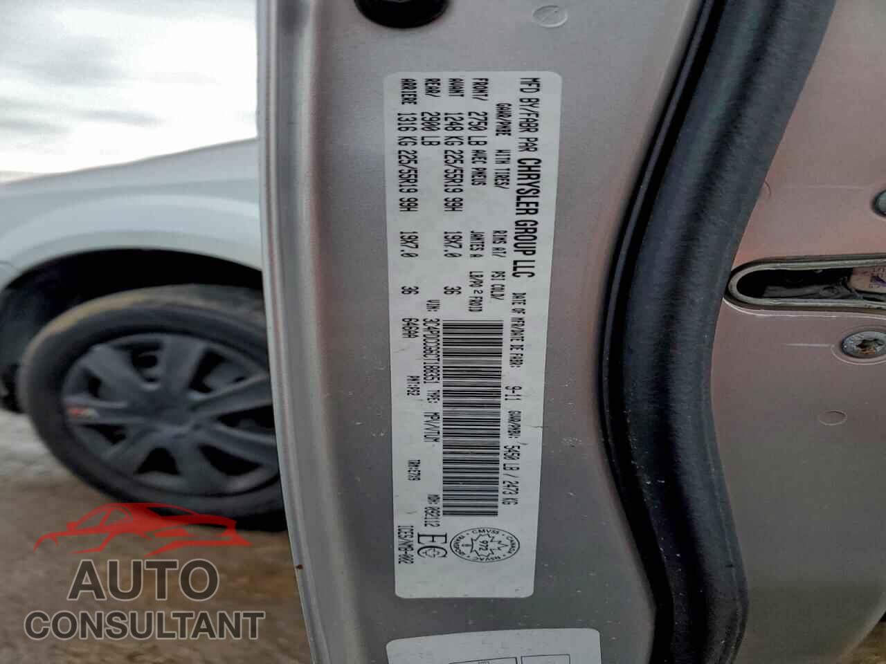 DODGE JOURNEY 2012 - 3C4PDCCG6CT188351