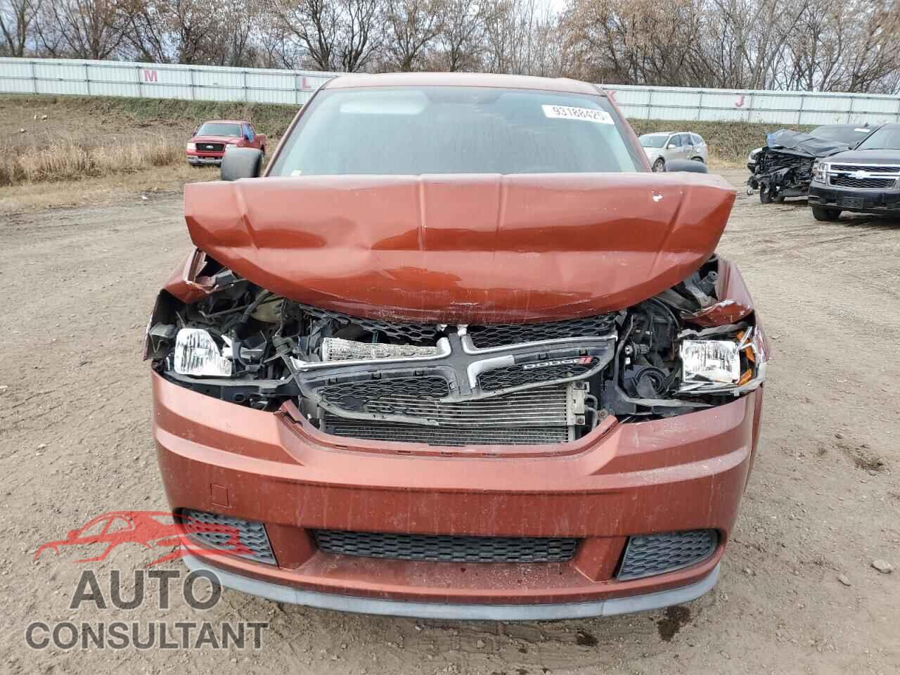 DODGE JOURNEY 2012 - 3C4PDCAB9CT388616