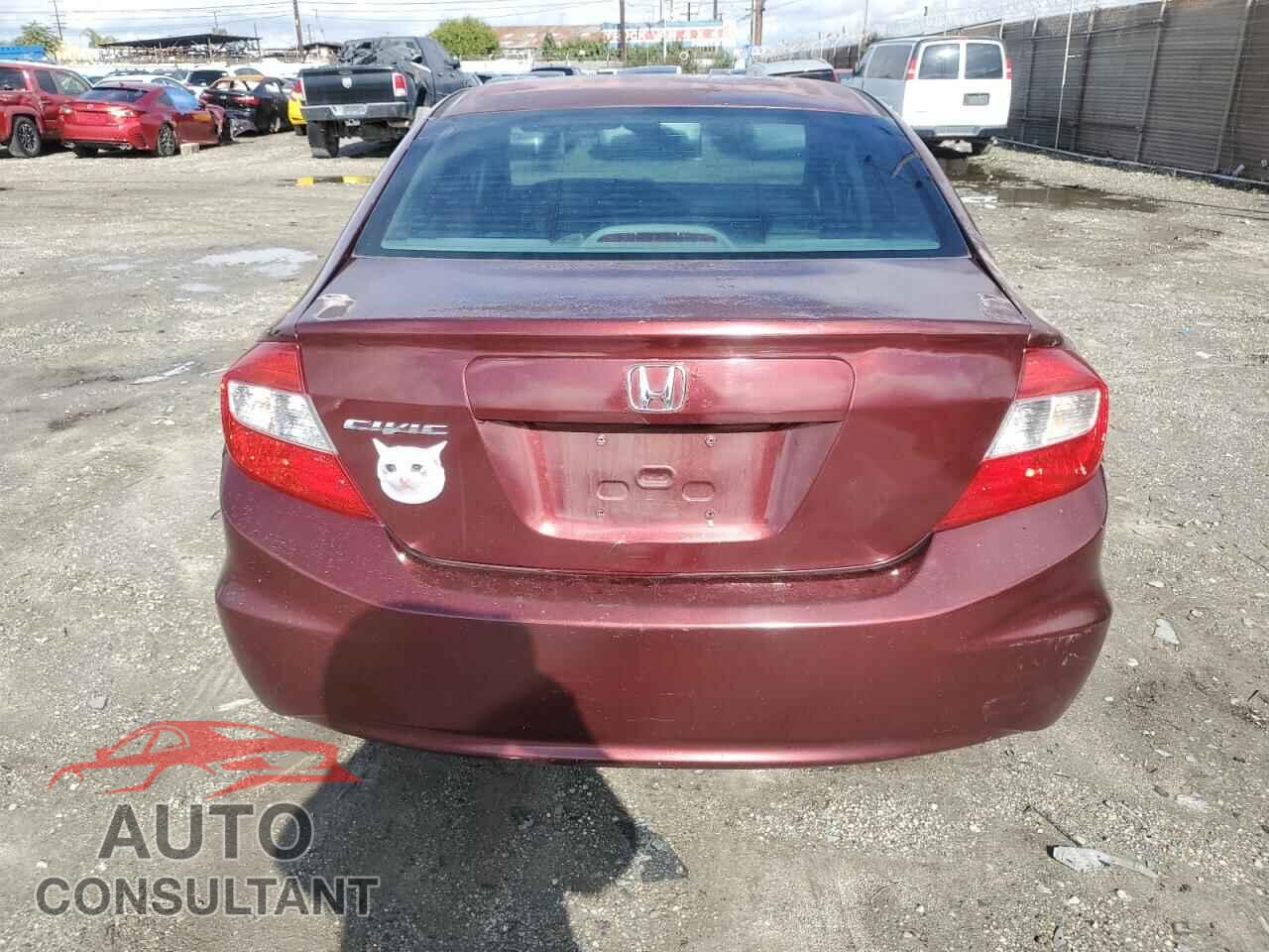 HONDA CIVIC 2012 - 2HGFB2F54CH572726