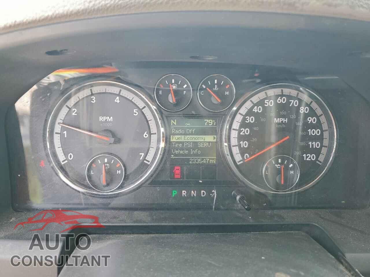 DODGE RAM 1500 2012 - 1C6RD6LT2CS153645