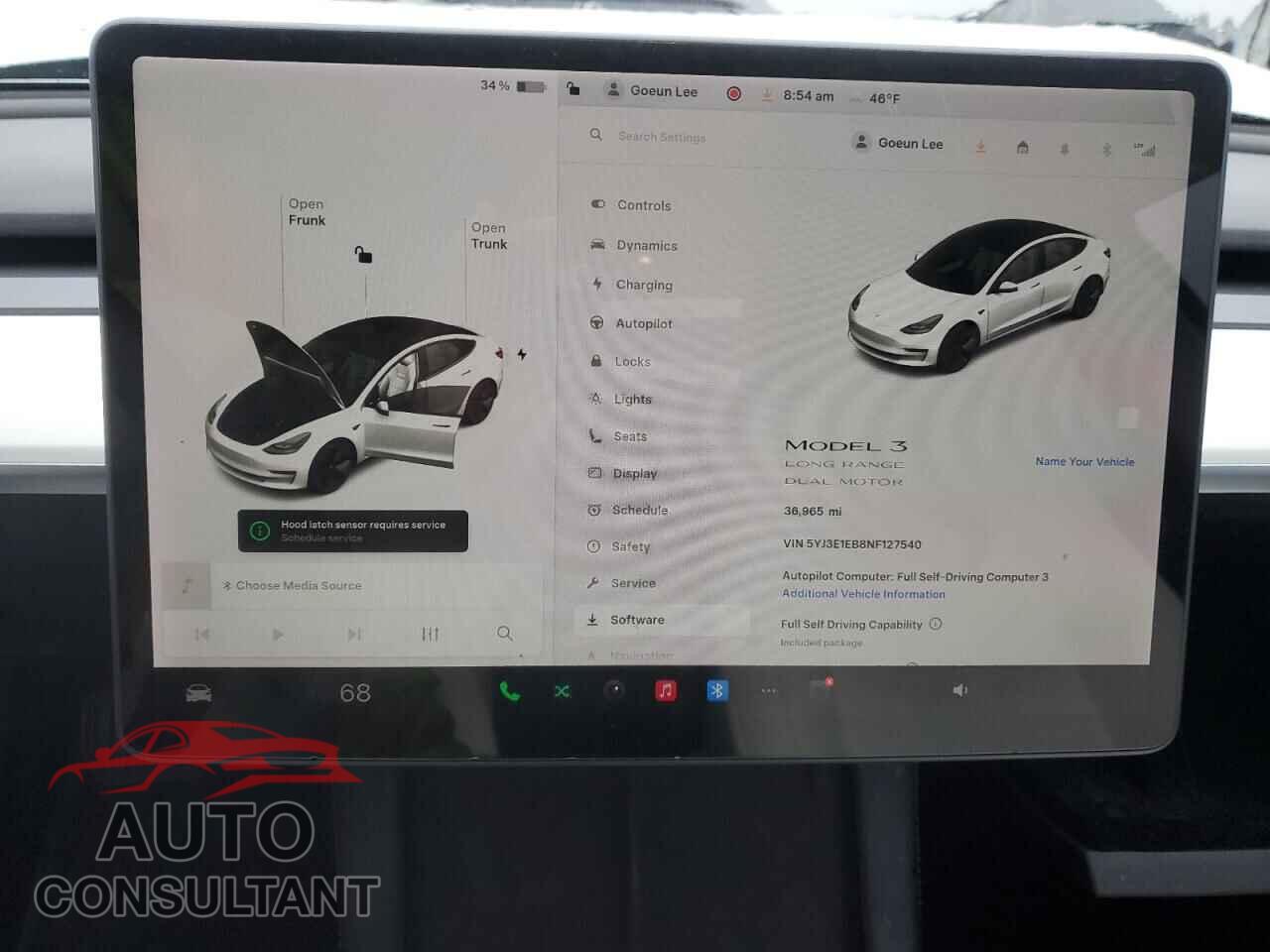 TESLA MODEL 3 2022 - 5YJ3E1EB8NF127540