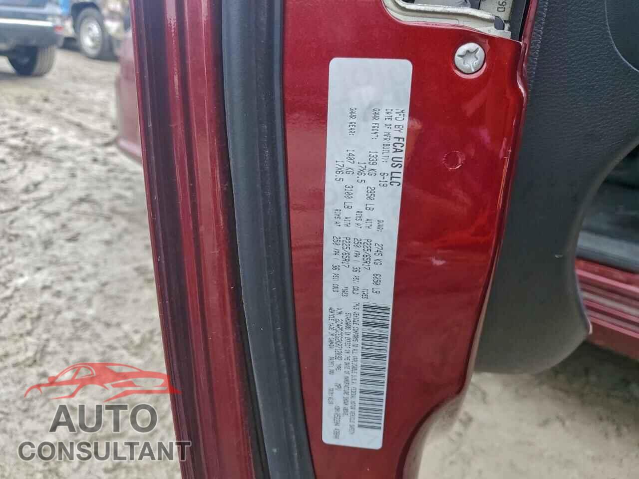 DODGE CARAVAN 2019 - 2C4RDGEG2KR712092
