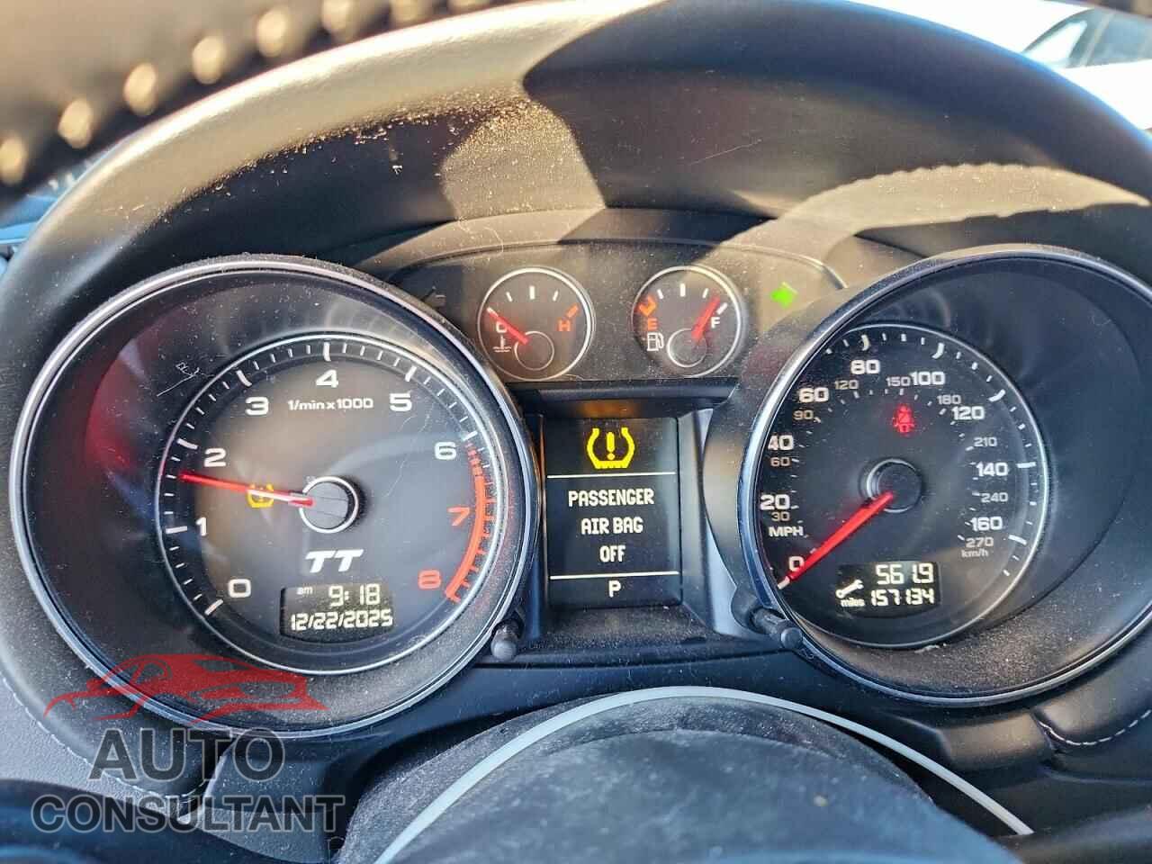 AUDI TT 2012 - TRUKFAFKXC1009461