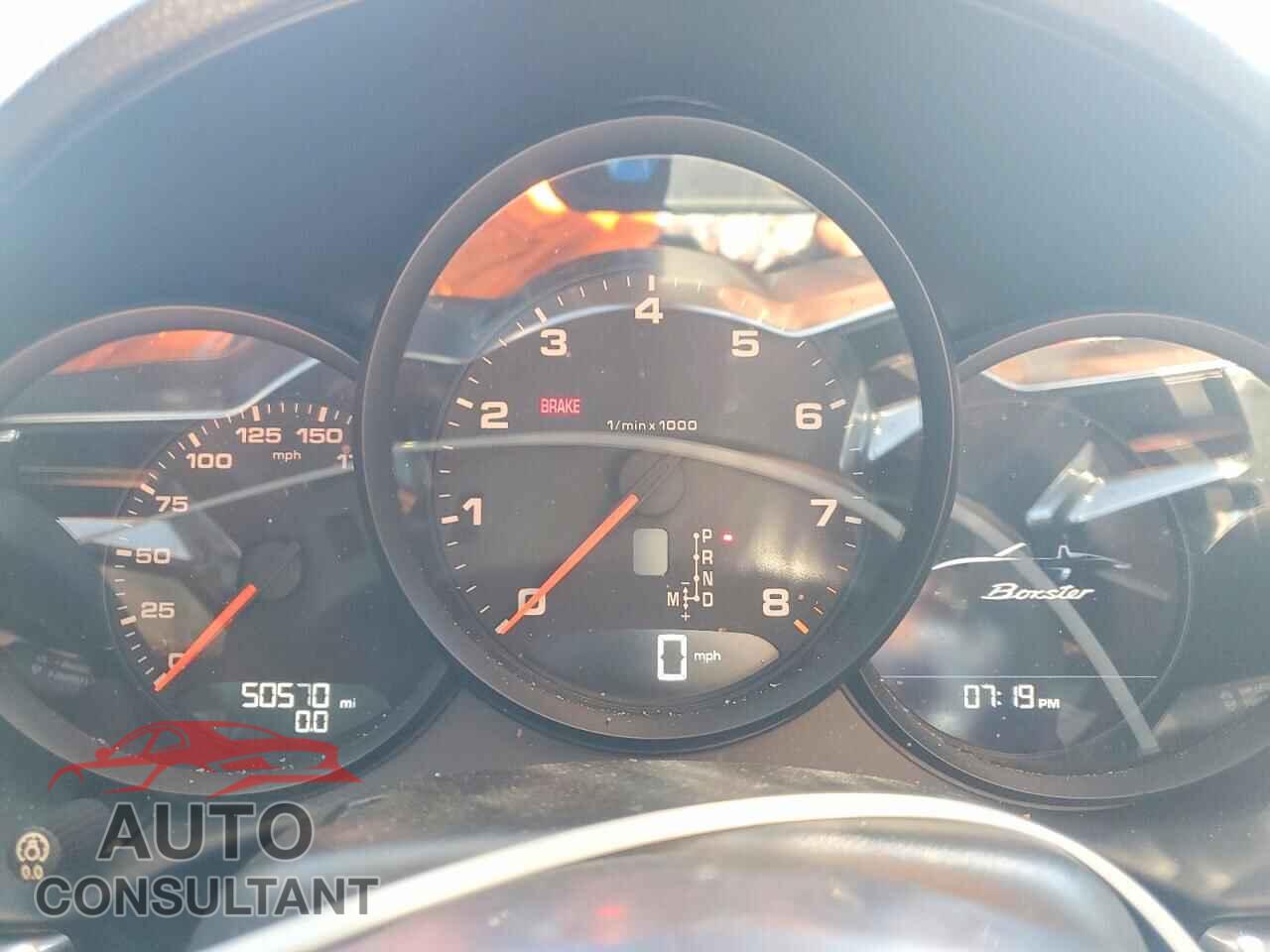 PORSCHE BOXSTER 2017 - WP0CA2A87HS221010