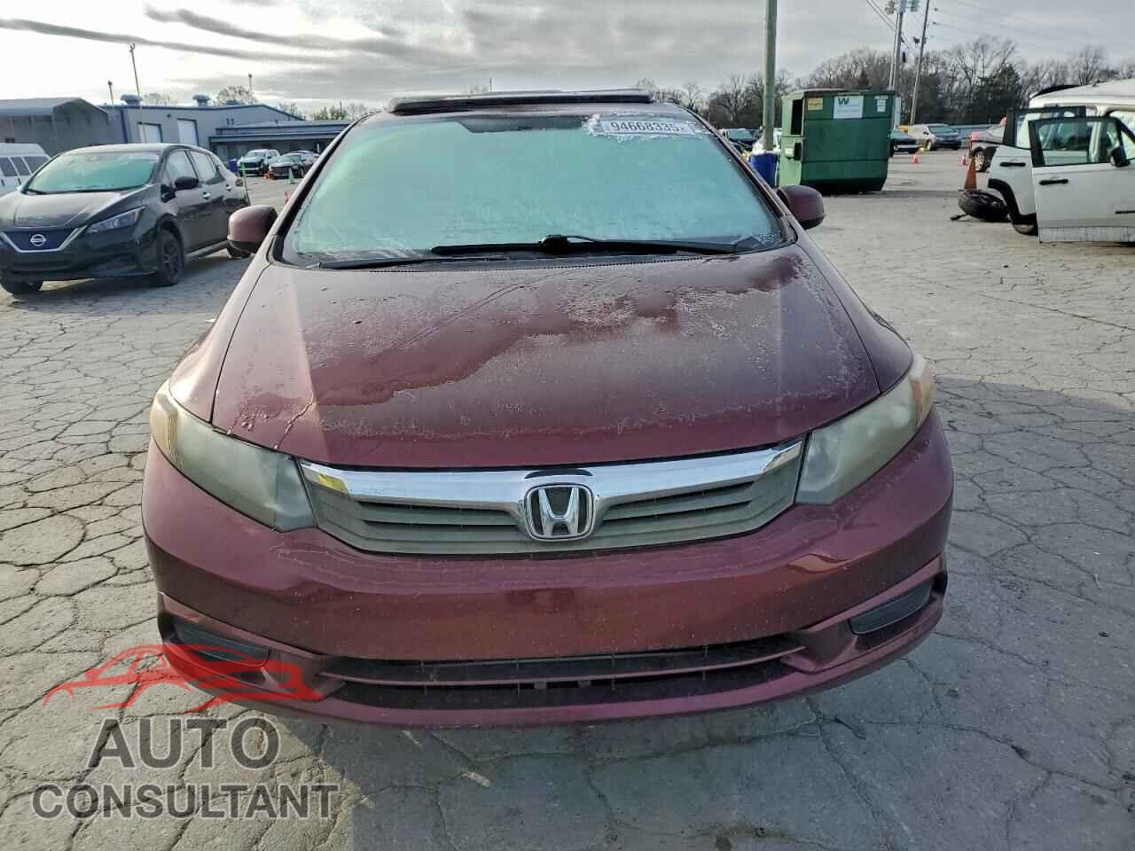 HONDA CIVIC 2012 - 2HGFB2F92CH534186