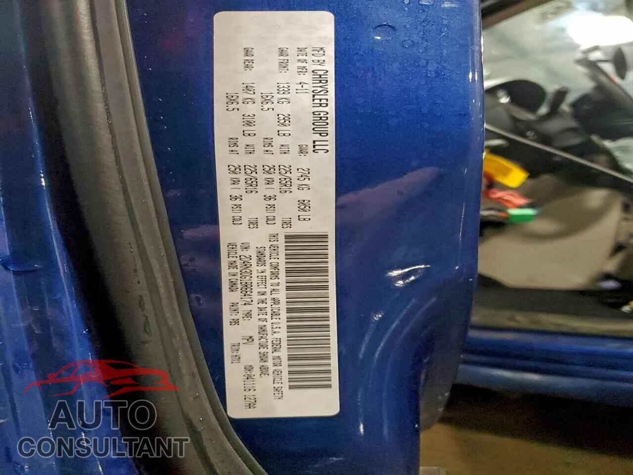 DODGE CARAVAN 2011 - 2D4RN3DG1BR664174