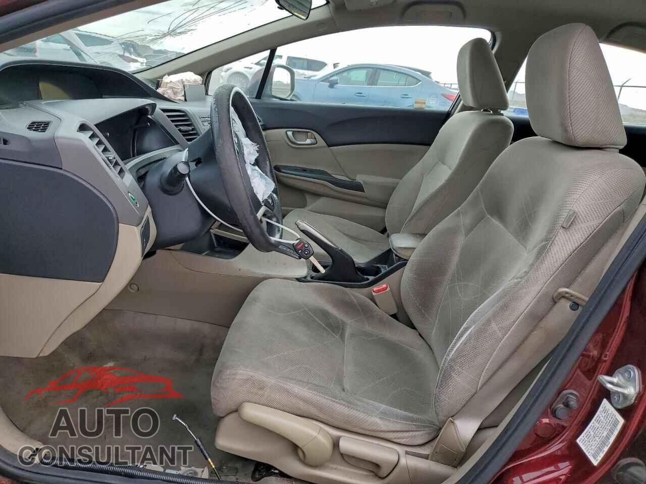 HONDA CIVIC 2012 - 19XFB2F56CE033499