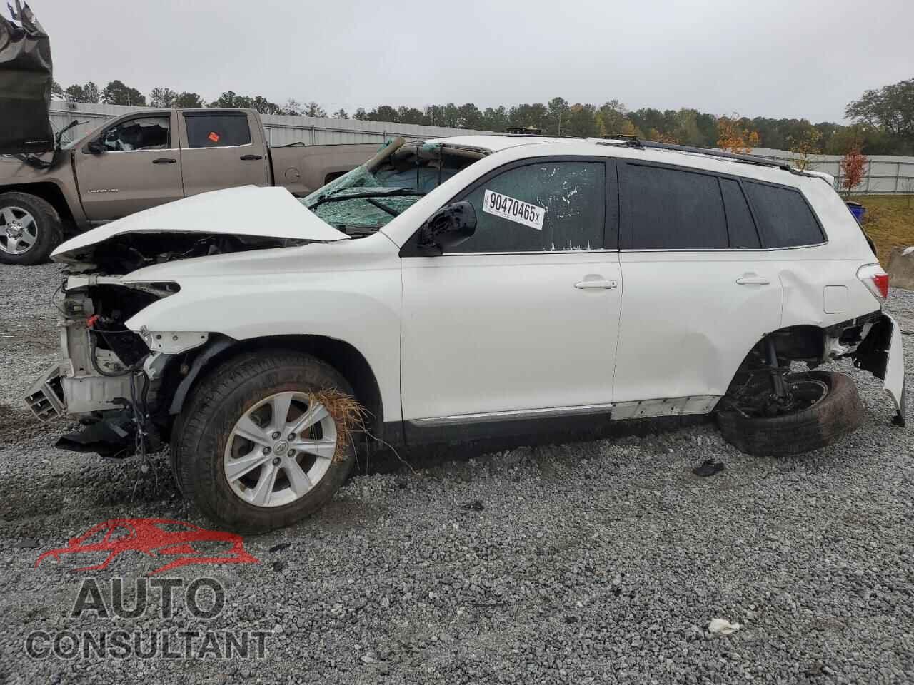 TOYOTA HIGHLANDER 2013 - 5TDZK3EH8DS105681