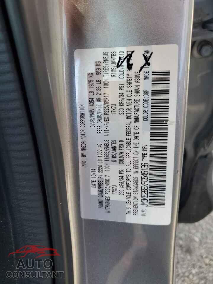 MAZDA CX-5 2015 - JM3KE2BEXF0545136