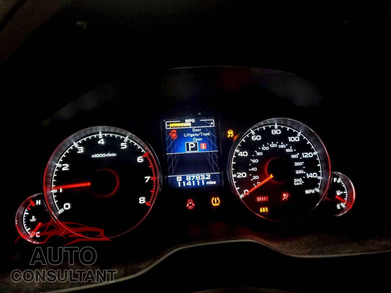 SUBARU OUTBACK 2014 - 4S4BRBLC3E3230973
