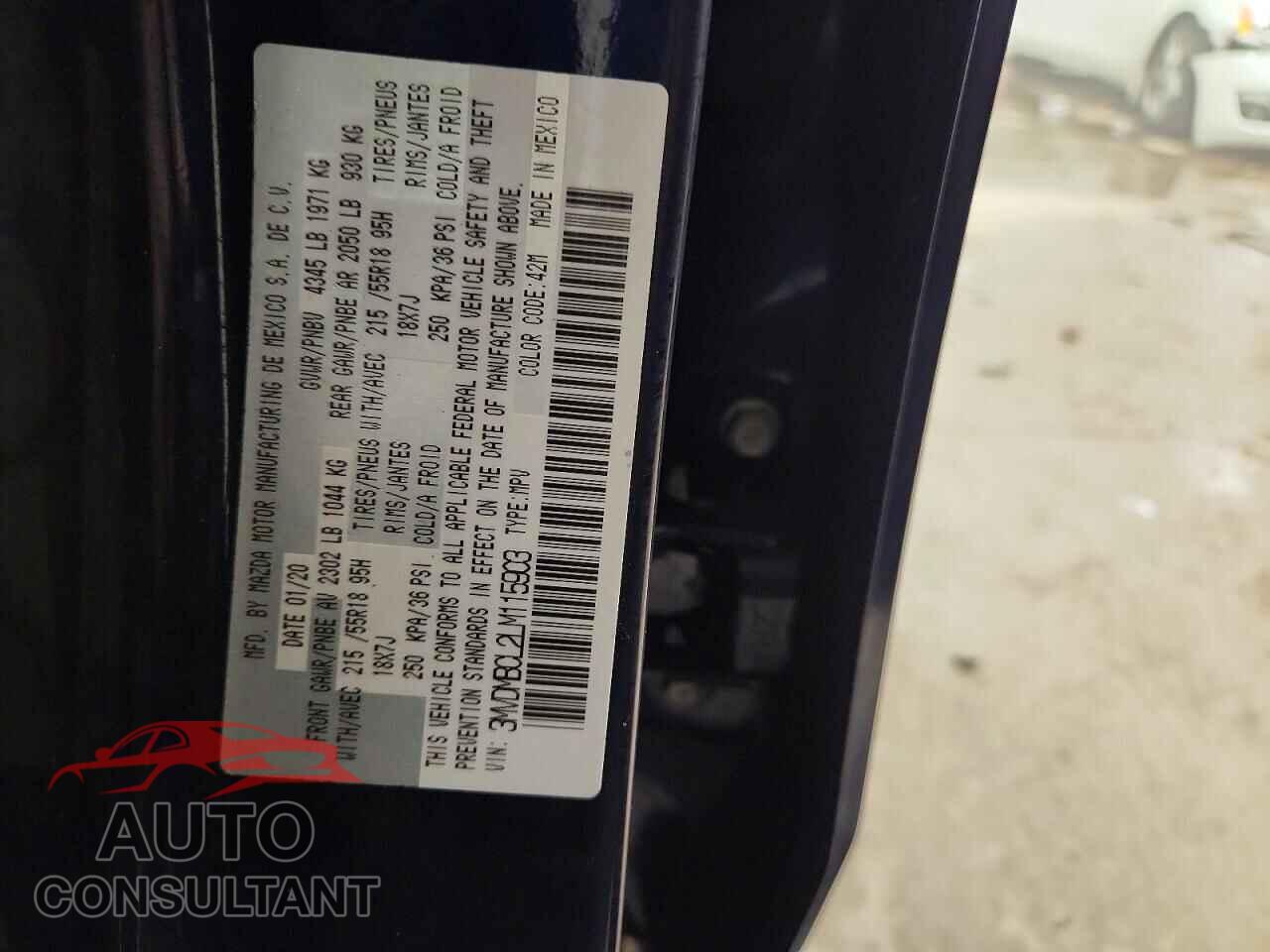 MAZDA CX30 2020 - 3MVDMBCL2LM115903