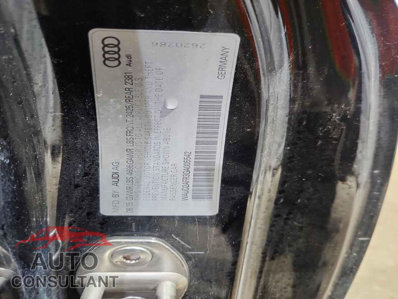 AUDI A5 2016 - WAUD2AFR3GA005542