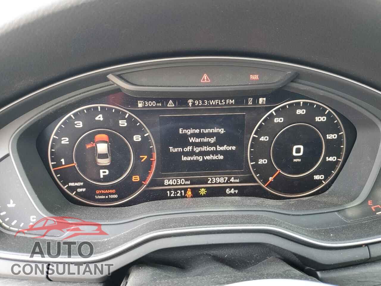 AUDI A4 2017 - WAUDNAF46HN057947