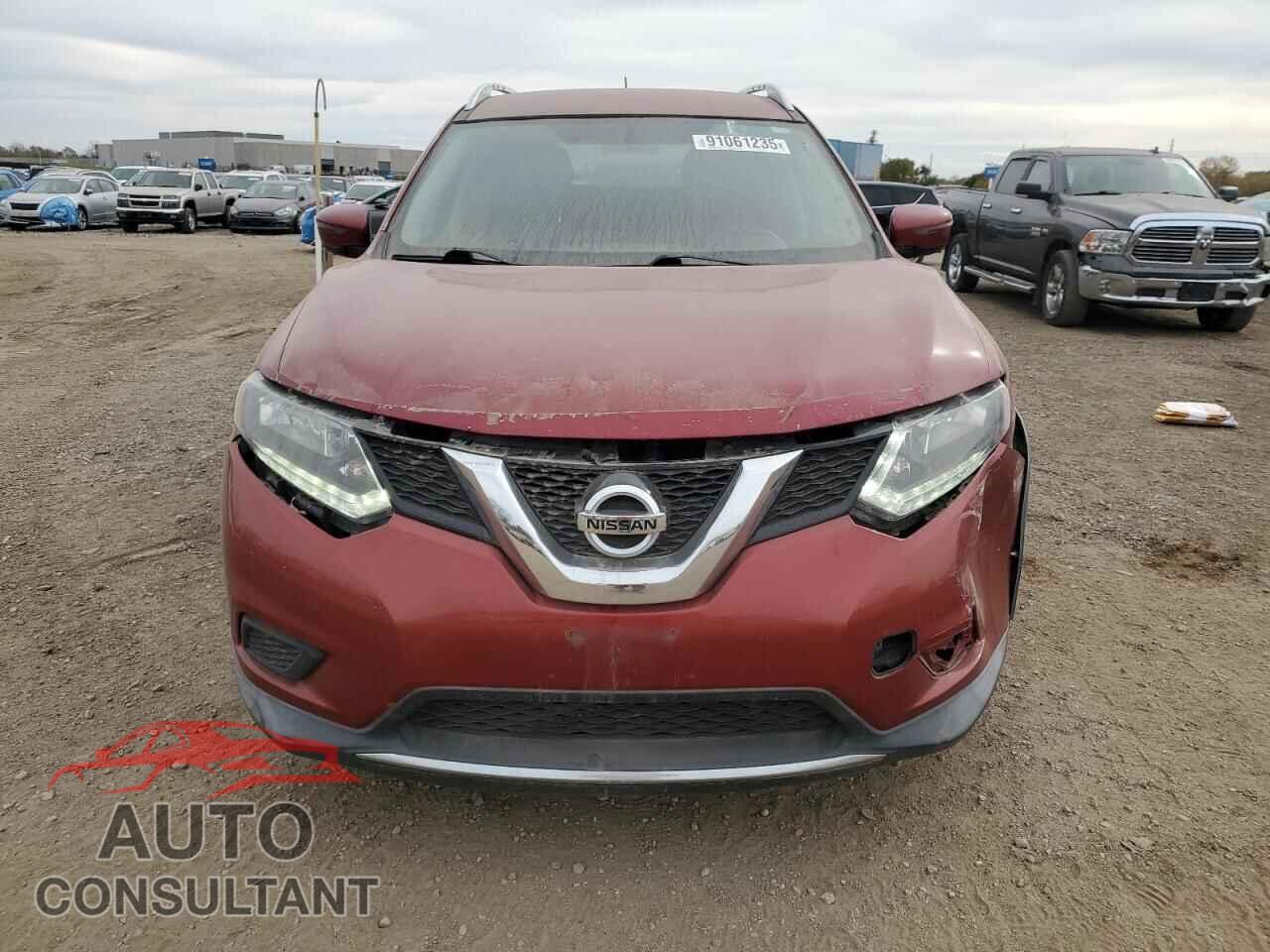 NISSAN ROGUE 2016 - KNMAT2MV5GP702099