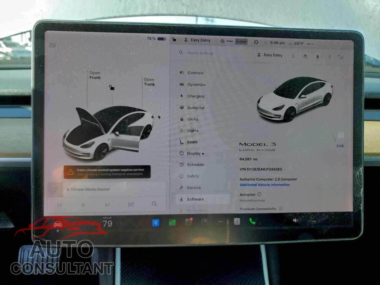 TESLA MODEL 3 2018 - 5YJ3E1EA6JF044383