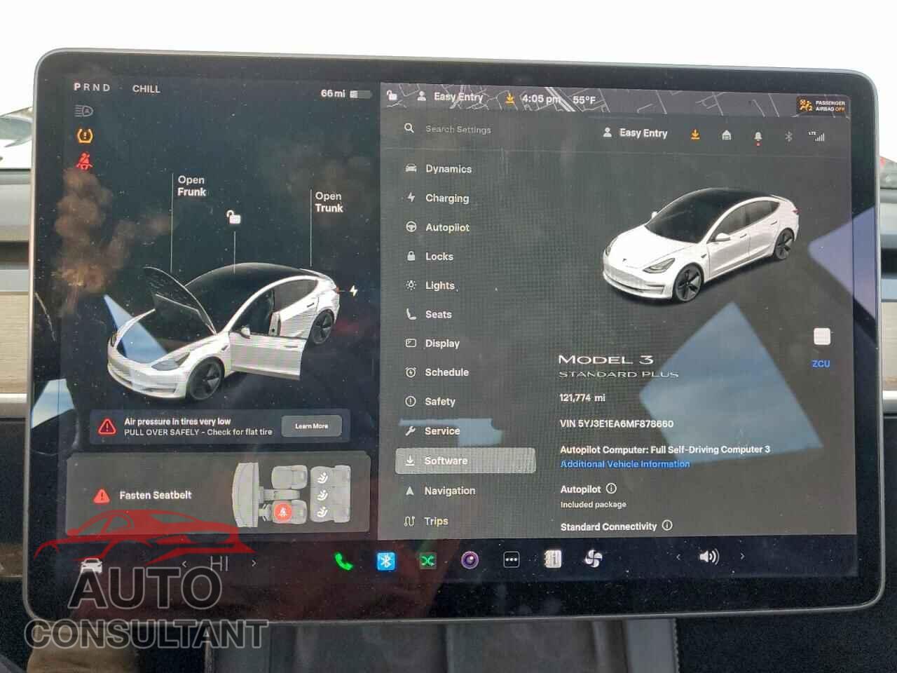 TESLA MODEL 3 2021 - 5YJ3E1EA6MF878660